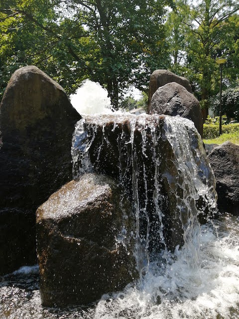 三ツ池公園水の広場噴水