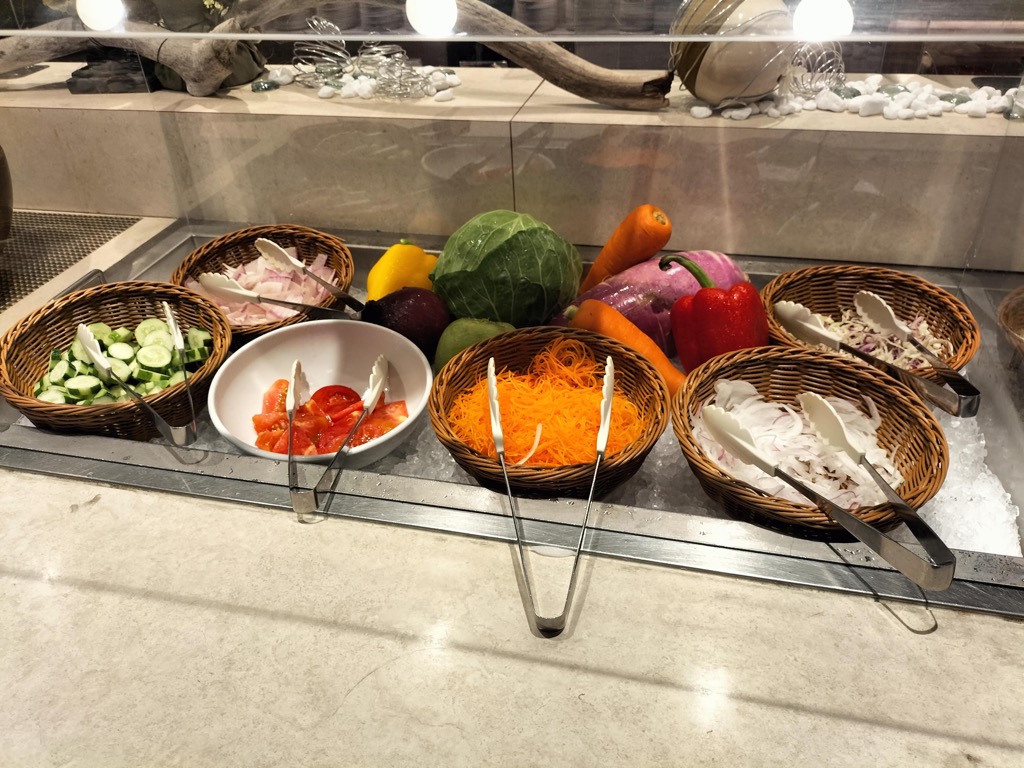 ローズホテル横浜朝食ビュッフェサラダ
